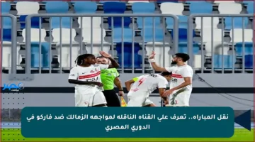 نقل المباراة.. تعرف على القناة الناقلة لمواجهة الزمالك ضد فاركو في الدوري المصري